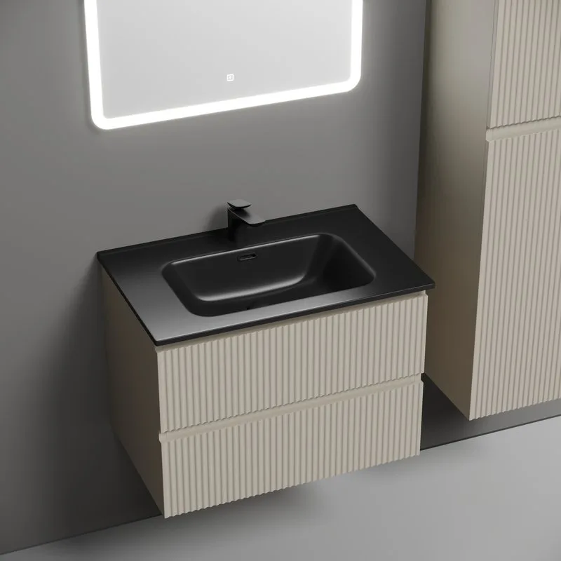 Тумба с раковиной Sancos Snob R 70 beige soft, раковина CN7007MB Sancos — официальный сайт