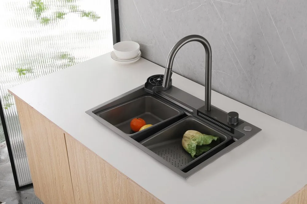 Мойка кухонная Abber Wasser Kreis AF2194NG никель Sancos — официальный сайт
