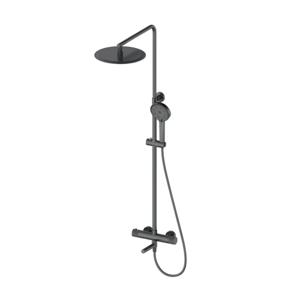Душевая стойка Oliveeka Y OL-739902-BGM, матовый оружейный металл Sancos — Оригинал
