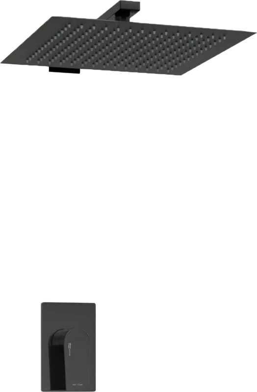 Душевой комплект Wasserkraft Glan A66181 С ВНУТРЕННЕЙ ЧАСТЬЮ, черный Sancos — официальный сайт