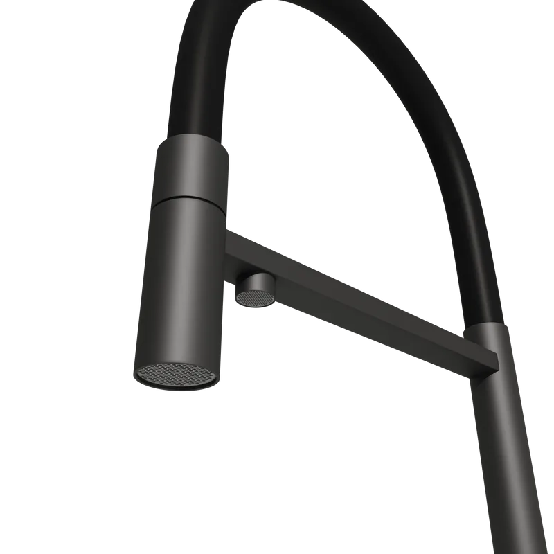 Смеситель для кухни Emar Steel ЕС - 7024 Black Sancos — официальный сайт