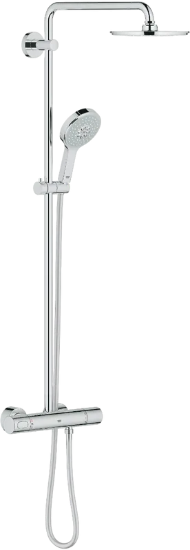Душевая стойка Grohe Rainshower System 210 27967000 Sancos — официальный сайт