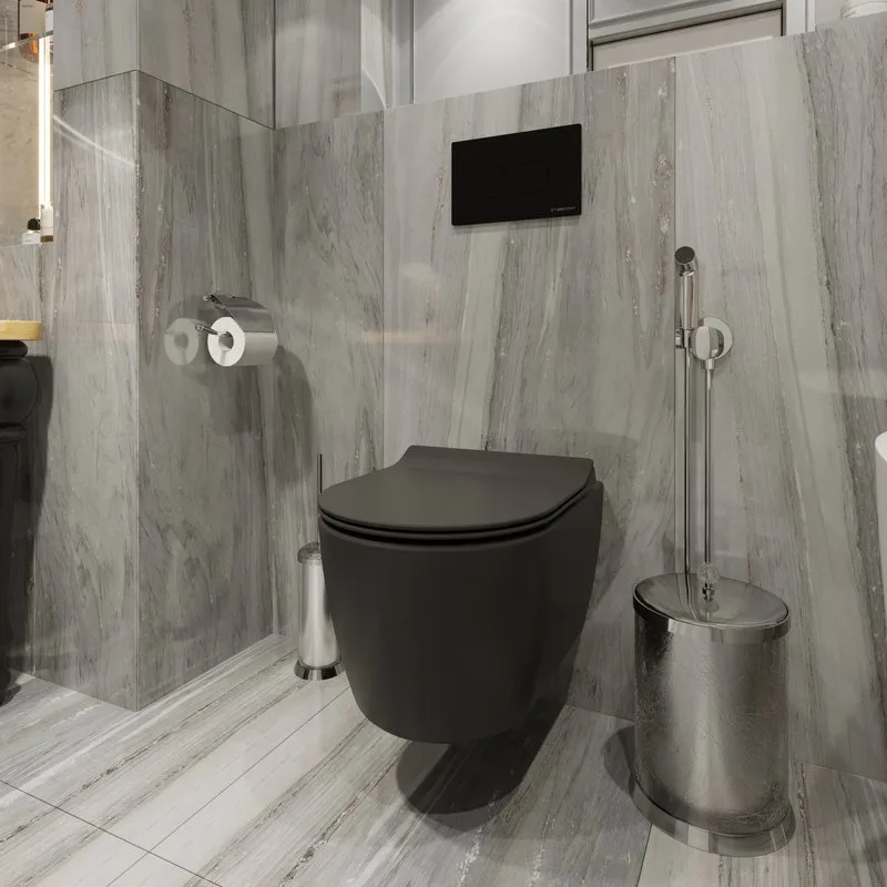 Гигиенический душ Hansgrohe Bidette S 1jet 29232000, со смесителем, C ВНУТРЕННЕЙ ЧАСТЬЮ, хром Sancos — официальный сайт