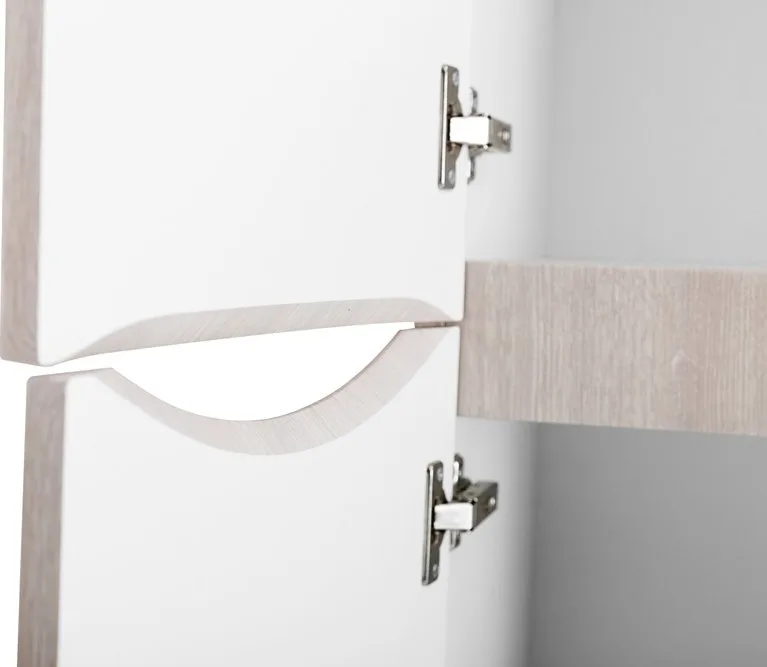 Шкаф-пенал для ванной BelBagno Fly -Marino L rovere grigio Sancos — официальный сайт