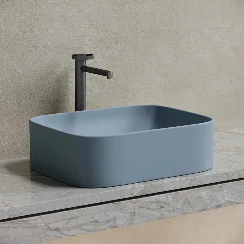 Накладная раковина Ceramicanova Element CN6052MHL серо-голубая матовая Sancos — официальный сайт