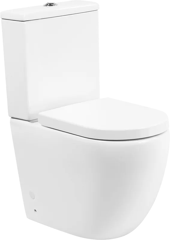 Унитаз-компакт напольный BelBagno Amanda BB051CPR BB105SC с микролифтом, безободковый, глянцевый бел Sancos — официальный сайт