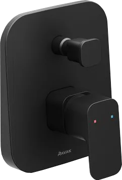 Встраиваемый смеситель Ravak 10° Free X070156 С ВНУТРЕННЕЙ ЧАСТЬЮ, черный матовый Sancos — официальный сайт