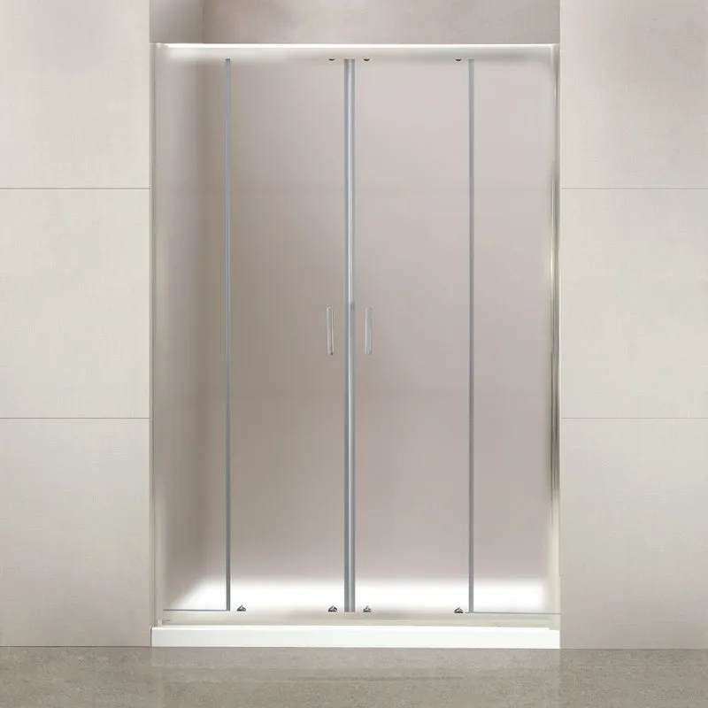 Душевая дверь в нишу BelBagno Uno 195 BF 2 170 P Cr стекло текстурное Sancos — официальный сайт