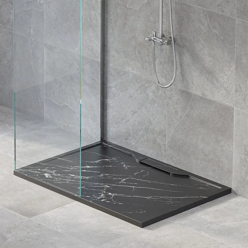 Поддон для душа RGW Stone Tray STE MB 120x80, черный мрамор Sancos — официальный сайт