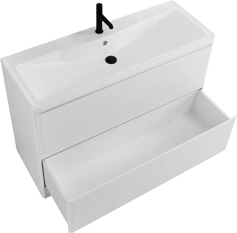Тумба под раковину без столешницы BelBagno Albano 120 напольная, bianco lucido Sancos — официальный сайт