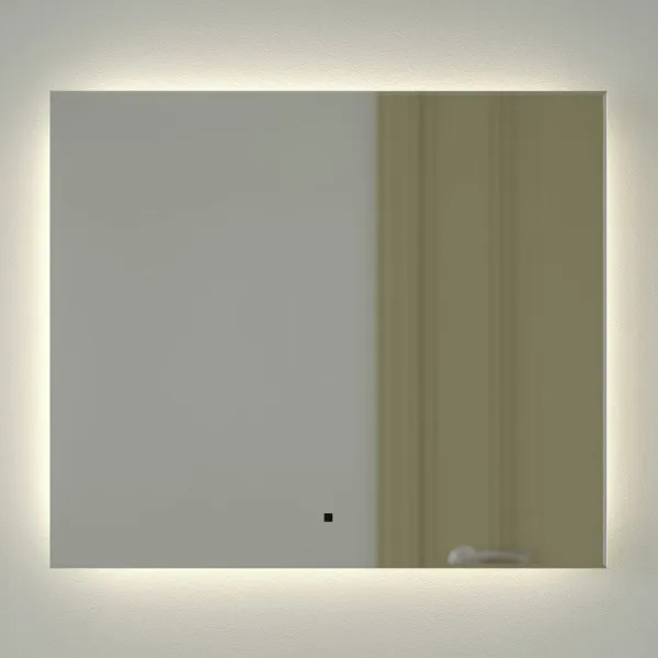 Зеркало Defesto Glow DF 2506RH 70х60 с LED-подсветкой, 4 500 K, инфракрасный выключатель