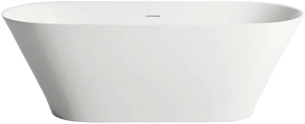 Ванна из искусственного камня Salini Mona S-Stone 180x80 см, отдельностоящая, матовая белая, овальна Sancos — Оригинал