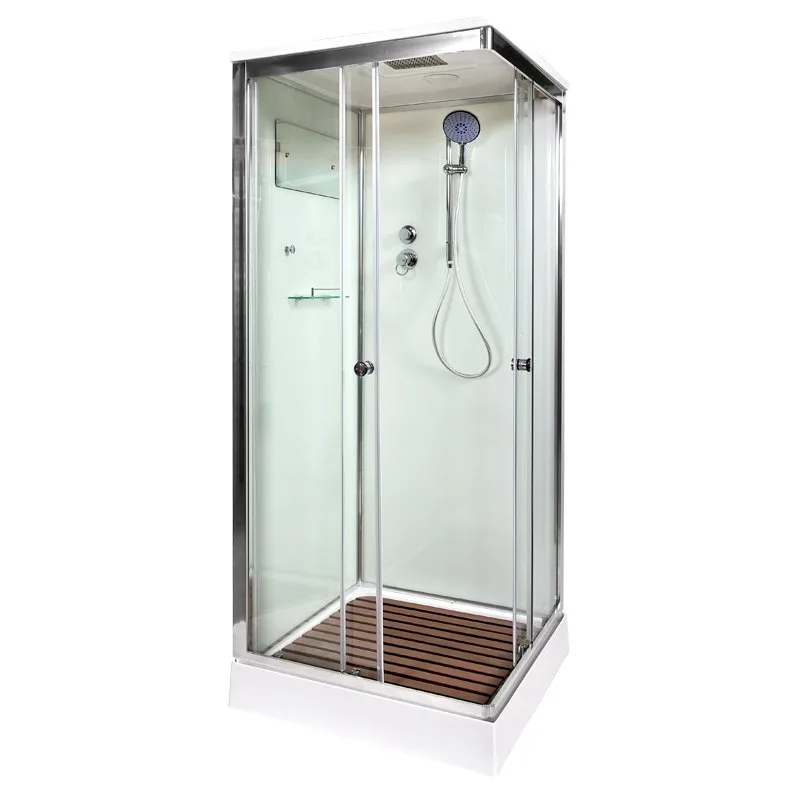 Душевая кабина DTO K401S 100х100, профиль хром, стекло прозрачное Sancos — официальный сайт