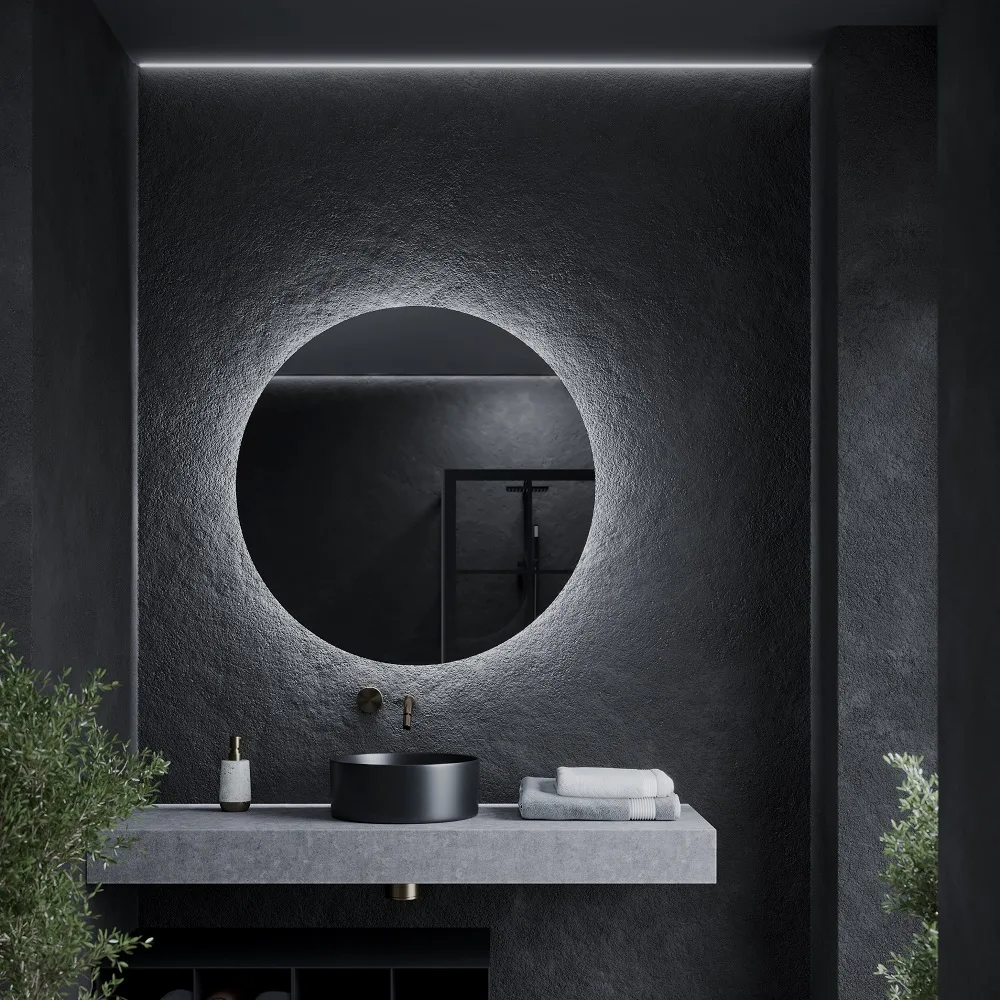 Зеркало круглое Sancos Sfera SF1000 100 см Sancos — официальный сайт