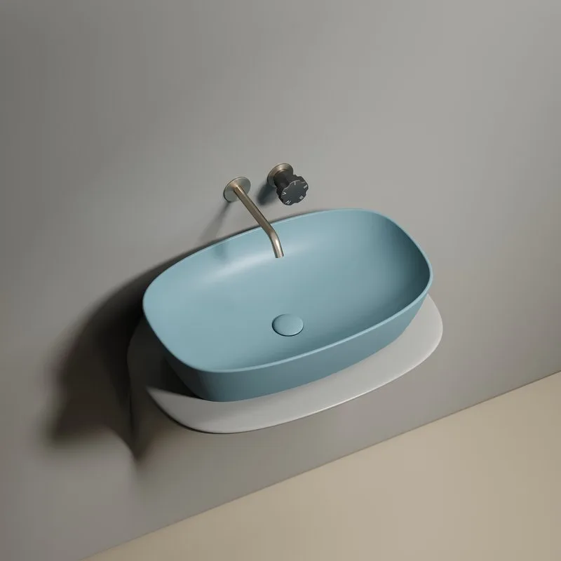 Накладная раковина Ceramicanova Element CN6049MLG зеленая матовая Sancos — официальный сайт