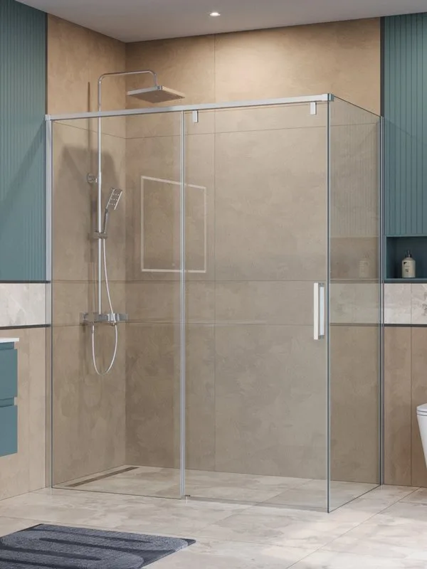 Душевой уголок BelBagno Soft Close-1 AH-1-160/100-C-Cr профиль хром Sancos — официальный сайт