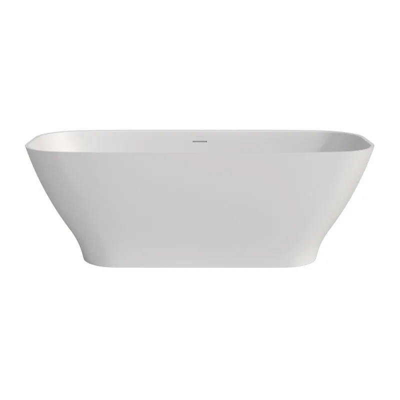 Ванна из искусственного камня WHITECROSS Clover 170x70 см, отдельностоящая, матовая белая, овальная, Sancos — официальный сайт