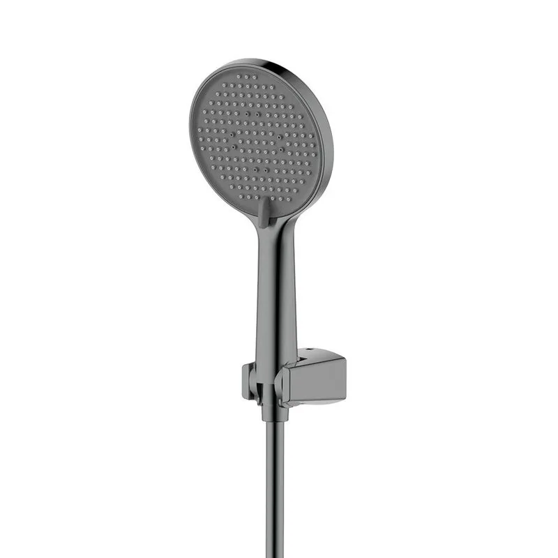 Смеситель для ванны с душевым гарнитуром, метал Gun metal, AQUAme Como AQM6512GM Sancos — официальный сайт
