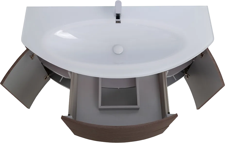 Тумба под раковину без столешницы Cezares Eden 120 rovere scuro soft Sancos — официальный сайт