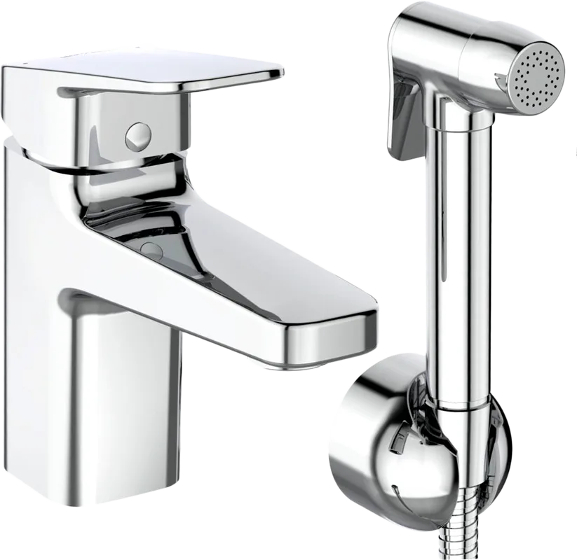 Смеситель для раковины Ideal Standard Ceraplan BD231AA с гигиеническим душем, хром Sancos — официальный сайт