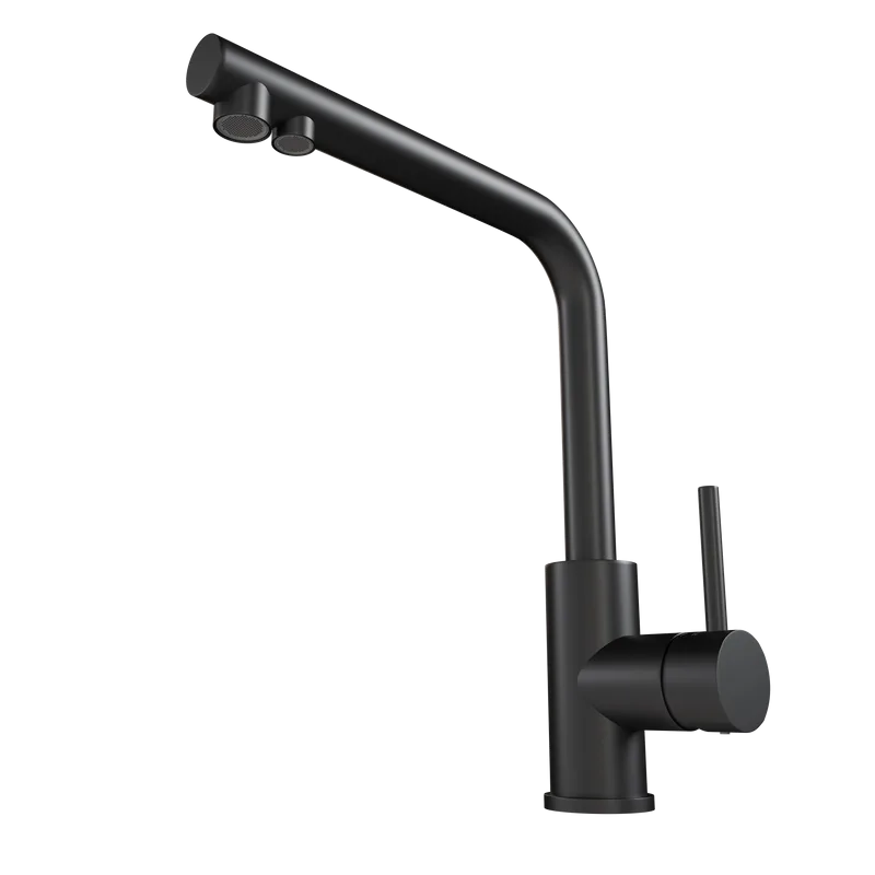 Смеситель для кухни Emar Steel ЕСВ 7015 Black Sancos — официальный сайт
