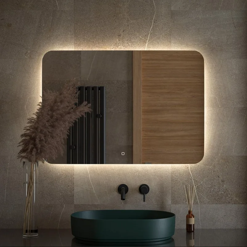 Зеркало Defesto Opti DF 2809SH 100х70 с LED-подсветкой, 4500К, сенсорный выключатель