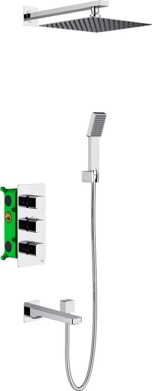 Душевой комплект Timo Petruma SX- 5049/00SM chrome, С ВНУТРЕННЕЙ ЧАСТЬЮ Sancos — официальный сайт
