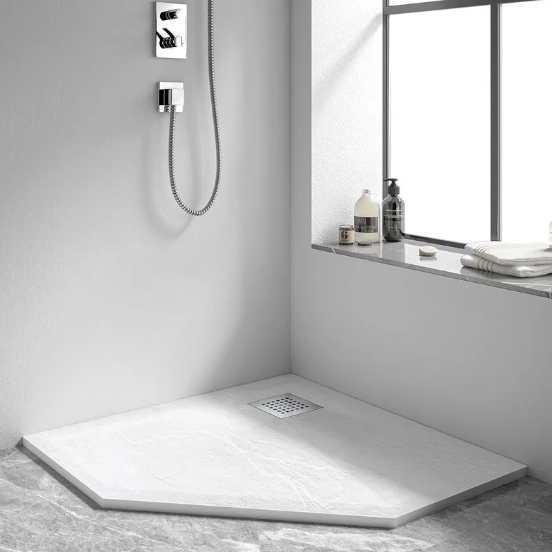 Поддон для душа Vincea VST-4SP1010W белый матовый, с сифоном Sancos — официальный сайт