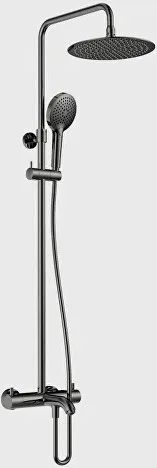 Душевая стойка AQUAme Siena AQM8008GM, вороненая сталь Sancos — официальный сайт