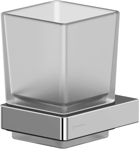 Стакан WHITECROSS Cubo CU2430CR хром Sancos — официальный сайт