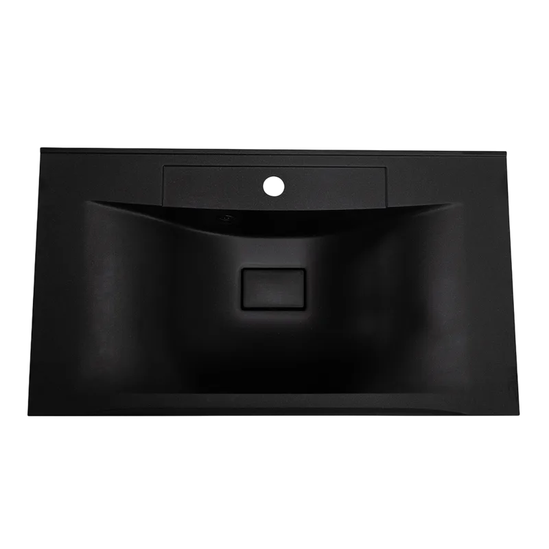 Мебельная раковина BelBagno BB800/450-LV-ART-PR-NERO черная матовая Sancos — официальный сайт