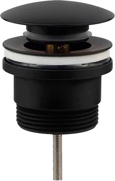 Донный клапан для раковины Clever Leo 60702, черный Sancos — официальный сайт