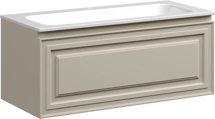 Тумба с раковиной Sancos Very 100 beige soft Sancos — официальный сайт