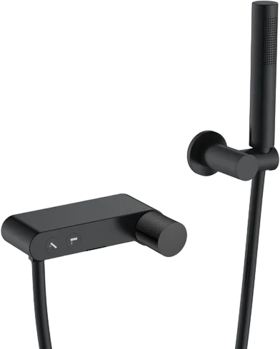 Смеситель для ванны с душем Boheme Stick 123-BB.2, black touch black Sancos — официальный сайт