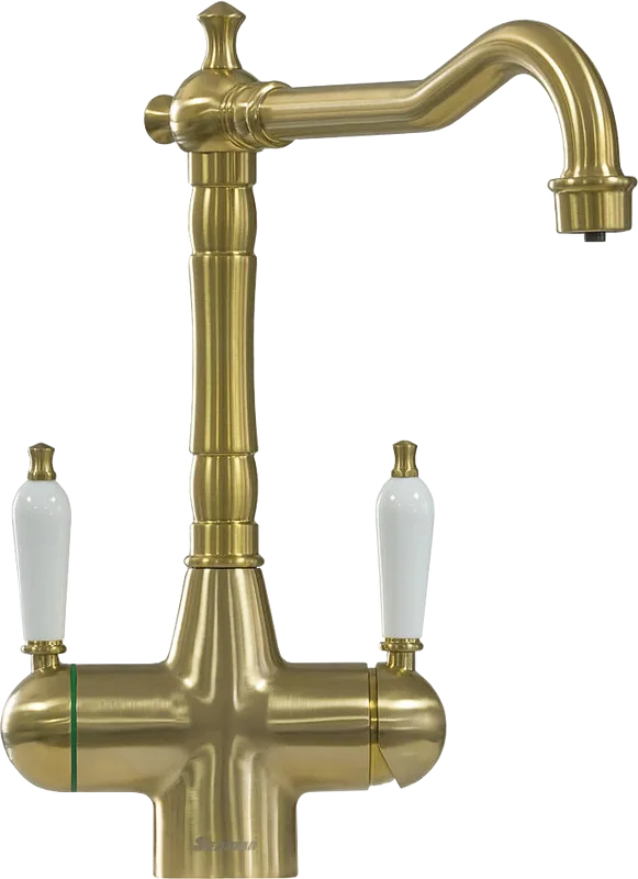 Смеситель для кухни Seaman Visconti SSL-7517-LG light gold Sancos — официальный сайт