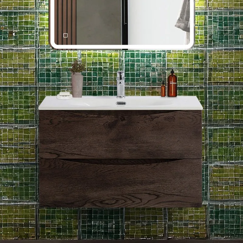 Тумба под раковину без столешницы BelBagno Marino-cer-n 80 подвесная, rovere nature grigio Sancos — официальный сайт