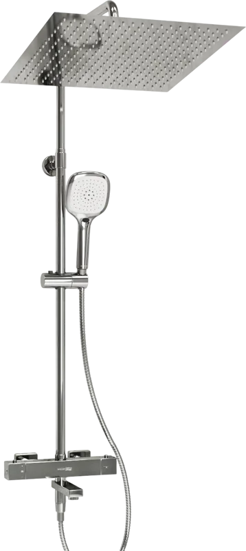 Душевая стойка Wasserkraft Aller A199.119.065.010.CH Thermo, с термостатом, хром Sancos — официальный сайт