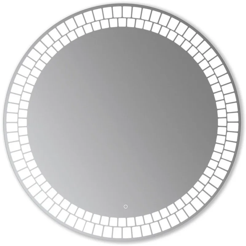 Зеркало круглое Art&Max Аcerra 100 с LED-подсветкой, 6000К Sancos — официальный сайт