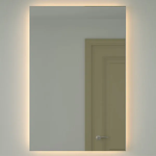 Зеркало Defesto Glow DF 2520 80х120 с LED-подсветкой, 3000 K, без выключателя
