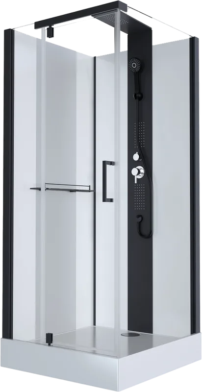 Душевая кабина Black&White Galaxy G8702 900х900х2170, с низким поддоном Sancos — официальный сайт