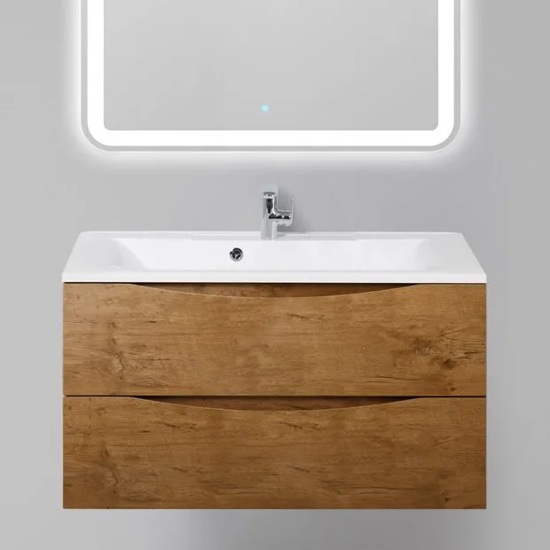 Тумба под раковину без столешницы BelBagno Marino 100 rovere nature Sancos — официальный сайт