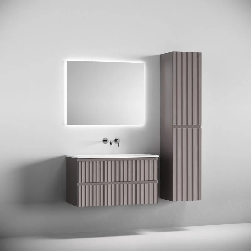 Тумба с раковиной Sancos Snob T 90 подвесная, doha soft, раковина СN7019wx Sancos — официальный сайт