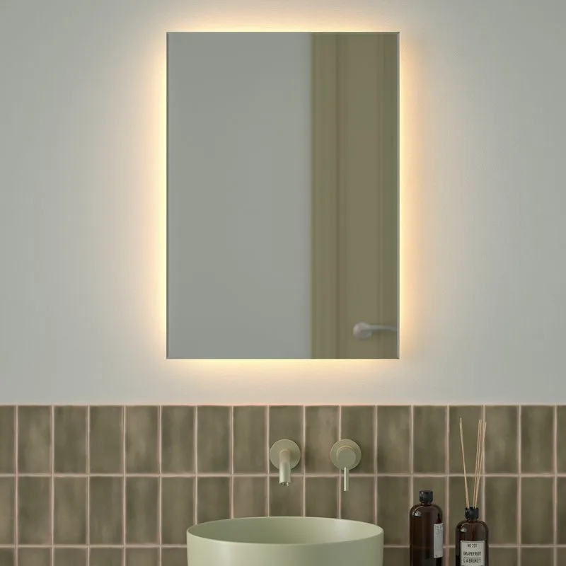Зеркало Defesto Glow DF 2514 50х70 с LED-подсветкой, 3000 K, без выключателя