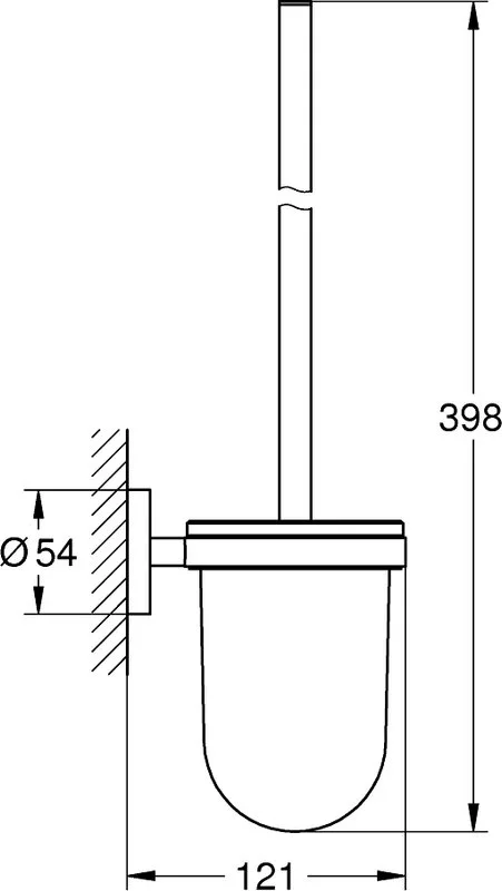 Ершик Grohe Essentials 40374DL1 теплый закат Sancos — официальный сайт