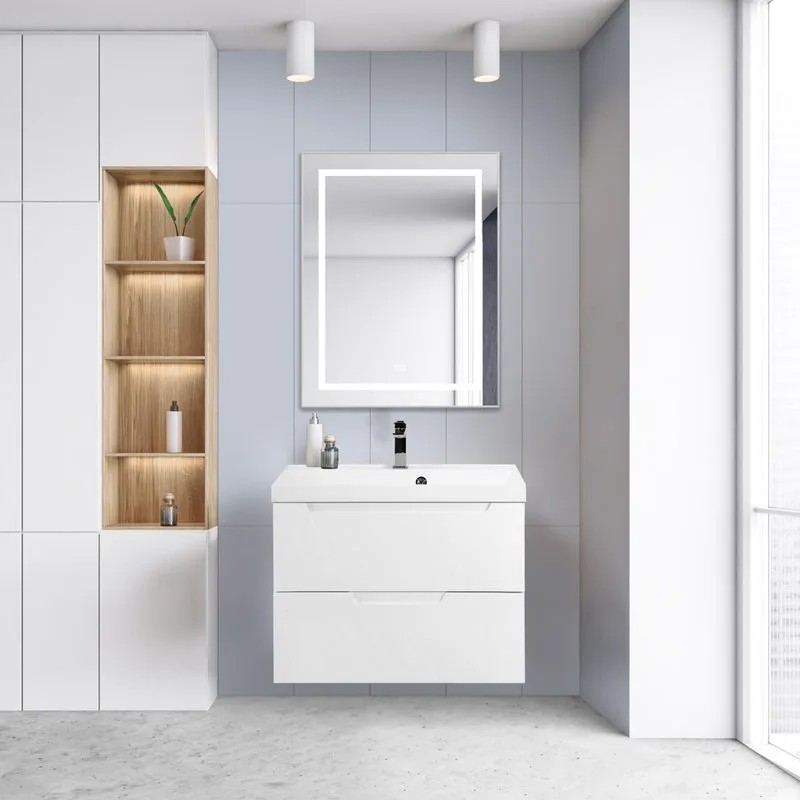 Тумба под раковину без столешницы BelBagno Vittoria 80 подвесная, bianco lucido Sancos — официальный сайт
