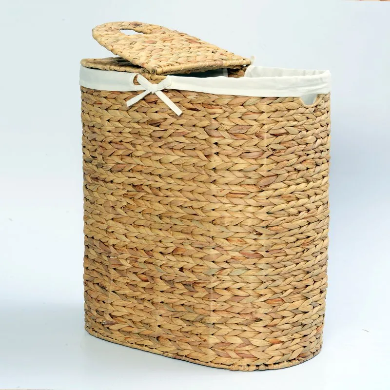 Корзина для белья Wasserkraft Dill WB-610-L светло-коричневая, большая Sancos — официальный сайт