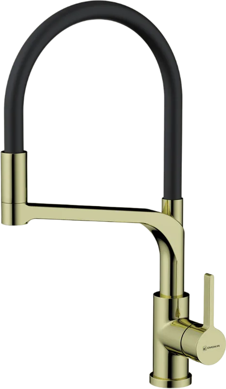 Смеситель для кухни Omoikiri Sinto 2 Plus LG-BL светлое золото, черный Sancos — официальный сайт