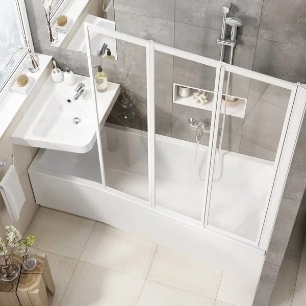 Экран Ravak BeHappy II 150 L Sancos — официальный сайт