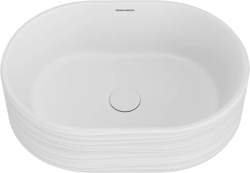 Накладная раковина KERAMA MARAZZI Sabbia 50 белая матовая Sancos — официальный сайт