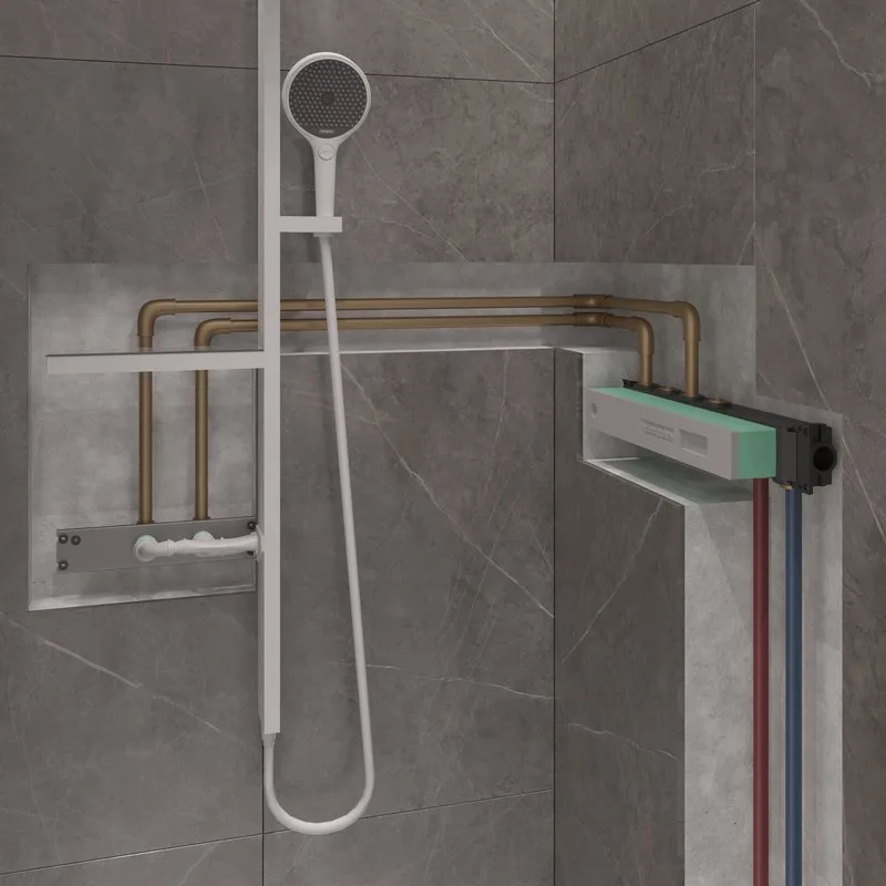 Душевая стойка Hansgrohe Rainfinity 26842700 Sancos — официальный сайт